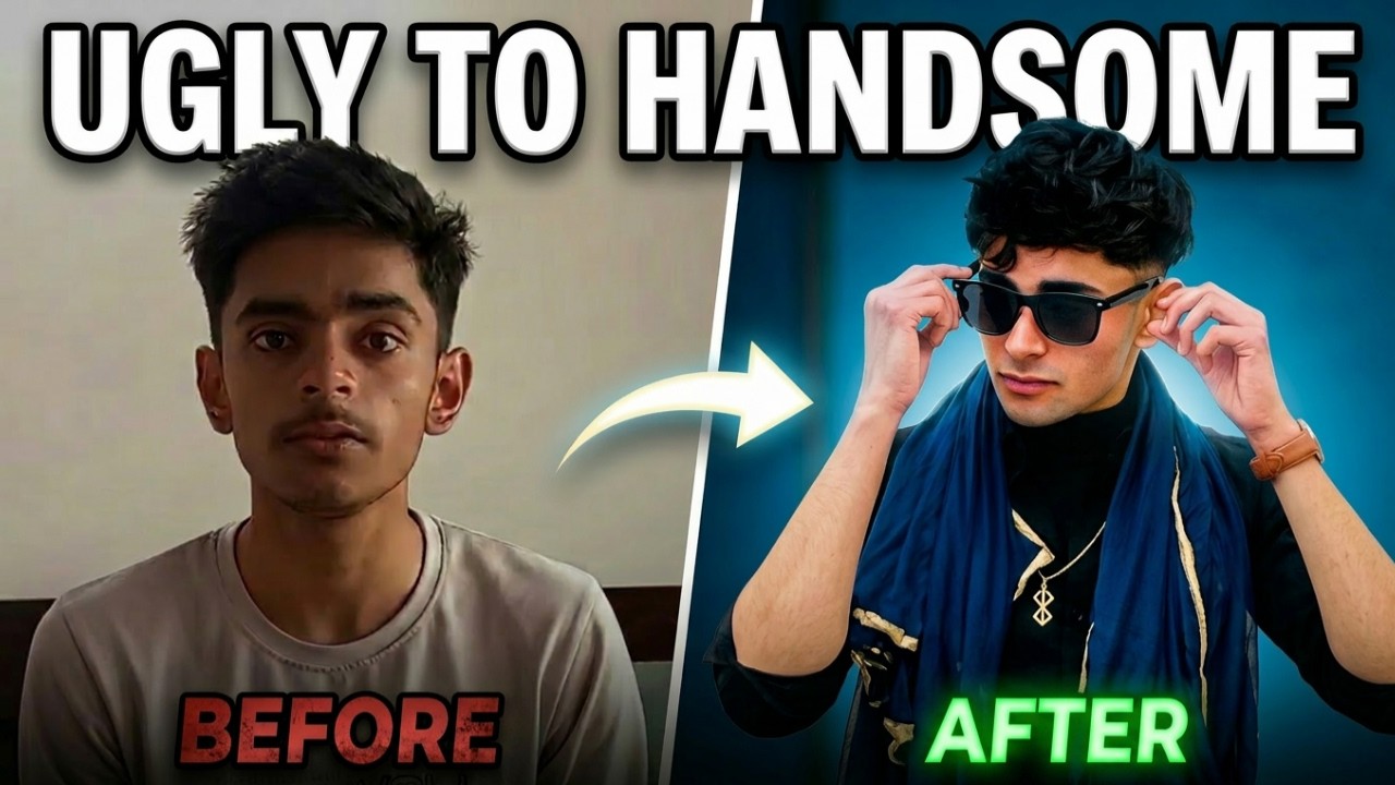 Ugly to handsome — before and after